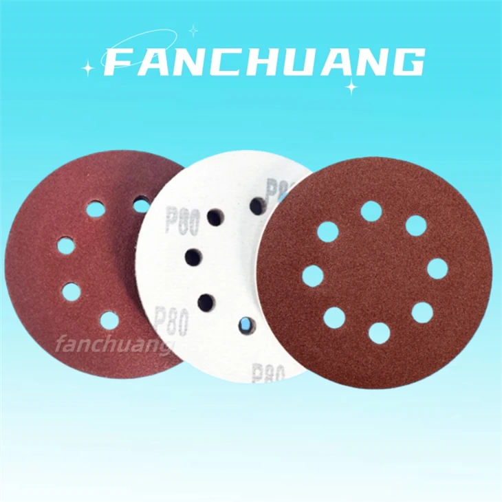 5'' 125mm Self Adhesive Sanding Discs,8Hholes