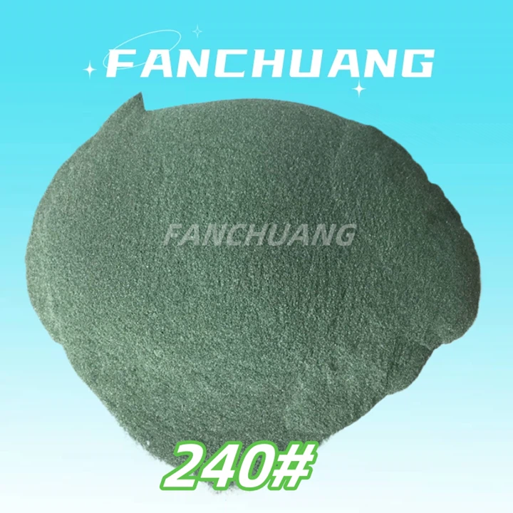 Ntsuab silicon carbide vs. xim av corundum rau sandblasting
