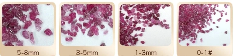 section sand of chromium corundum