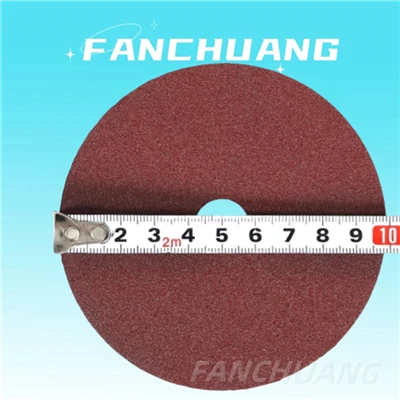 Abrasive Resin Fiber Fiber Disc Rau Ntoo Thiab Hlau