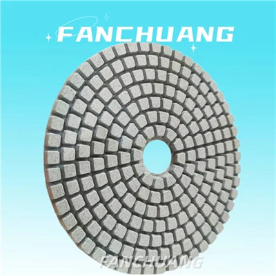 4 Nti 100mm Wet Resin Bond Flexible Marble Pem Teb Sib Tsoo Log Polishing Granite Pads