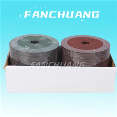 Aluminium Oxide Resin Fiber Ntau Polishing Disc Chaw Qhov