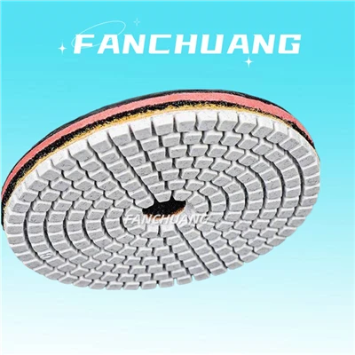 Pob zeb Abrasive Cov Cuab Yeej Pob Zeb Diamond ntub Polishing Granite Pads